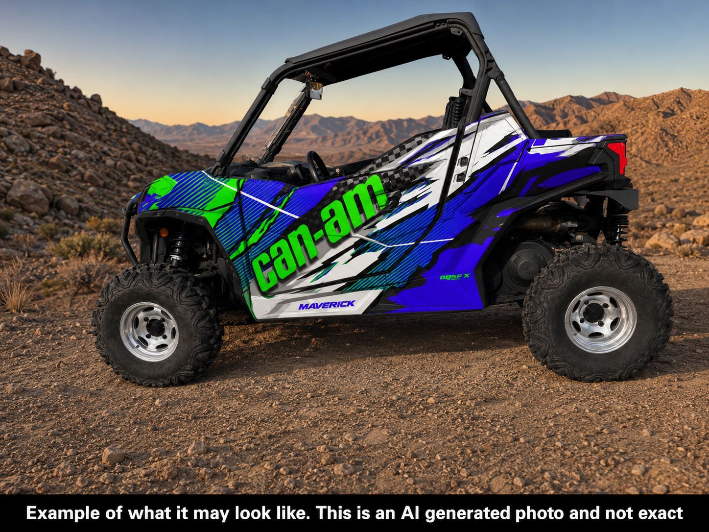2016-2023 Can Am Maverick Trail 1000 Graphics Kit D53-2