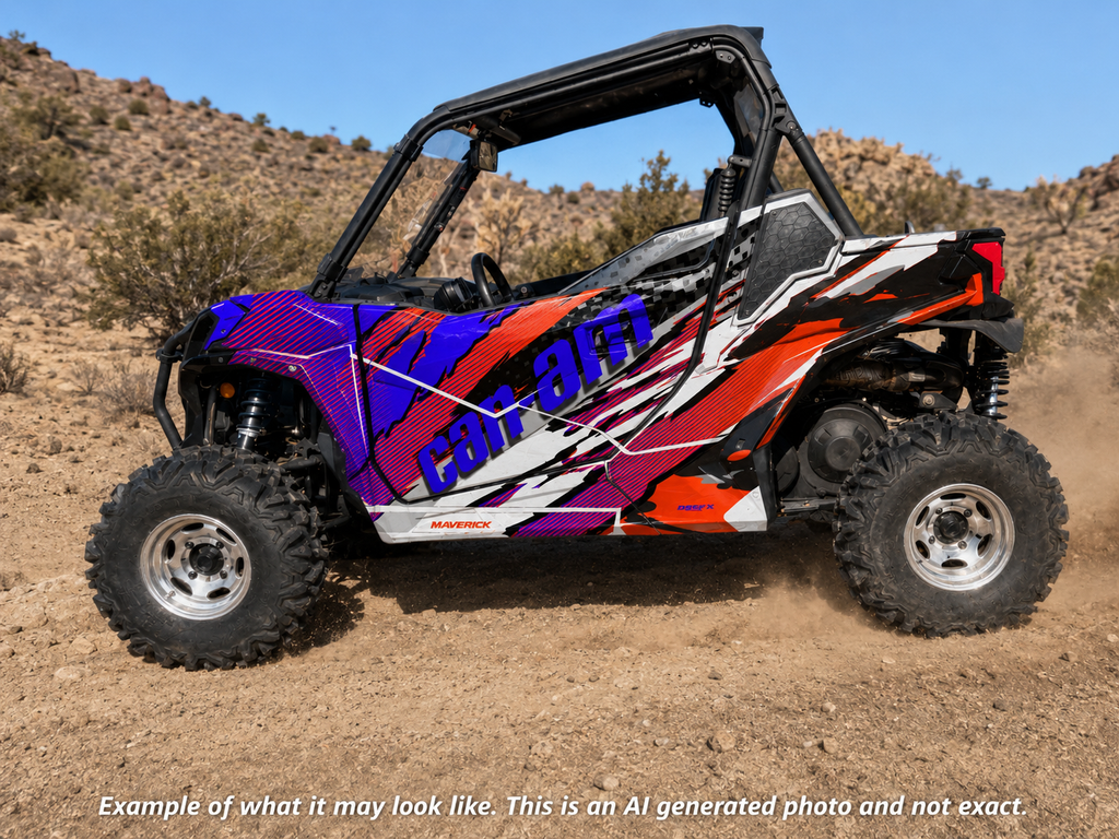 2016-2023 Can Am Maverick Trail 1000 Graphics Kit D53-4