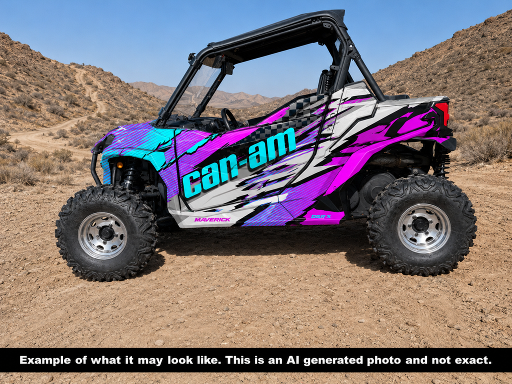 2016-2023 Can Am Maverick Trail 1000 Graphics Kit D53-1
