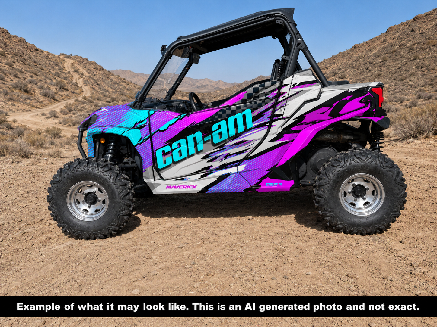 2016-2023 Can Am Maverick Trail 1000 Graphics Kit D53-1