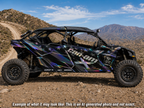 2017-2024 Can Am X3 Max 4 Door Maverick RR DS Graphics Kit  D69-1 Flag Stealth