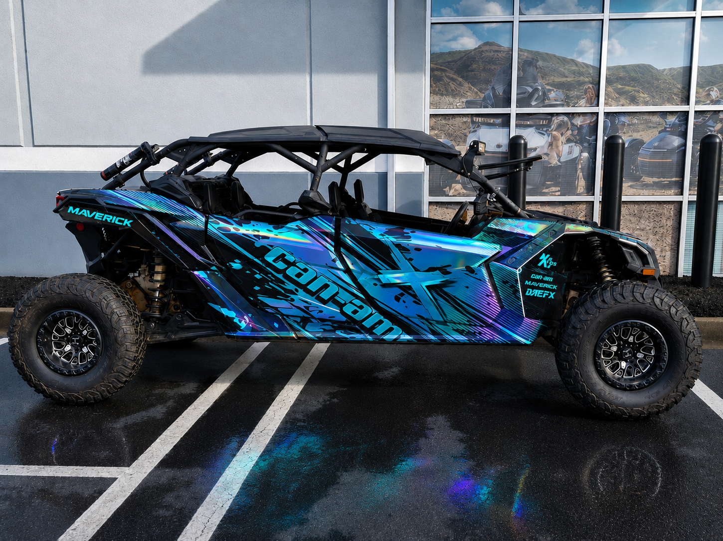 2017-2024 Can Am X3 Max 4 Door Maverick RR DS Graphics Kit  D79-1