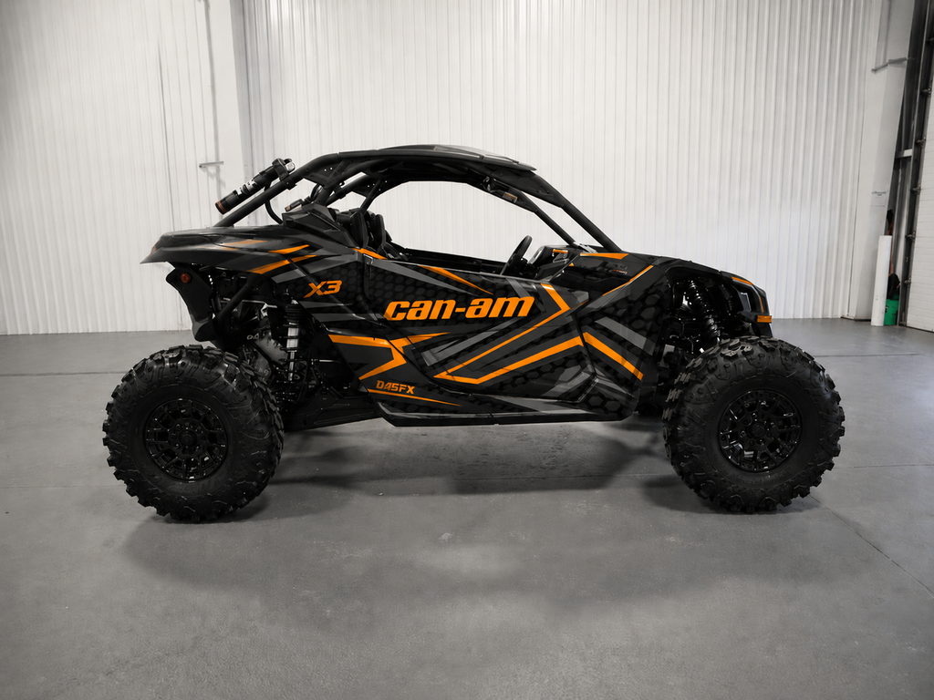 2017-2024 Can Am X3 Maverick  Turbo RR DS Graphics Kit  Pro Edition D59-2 Orange