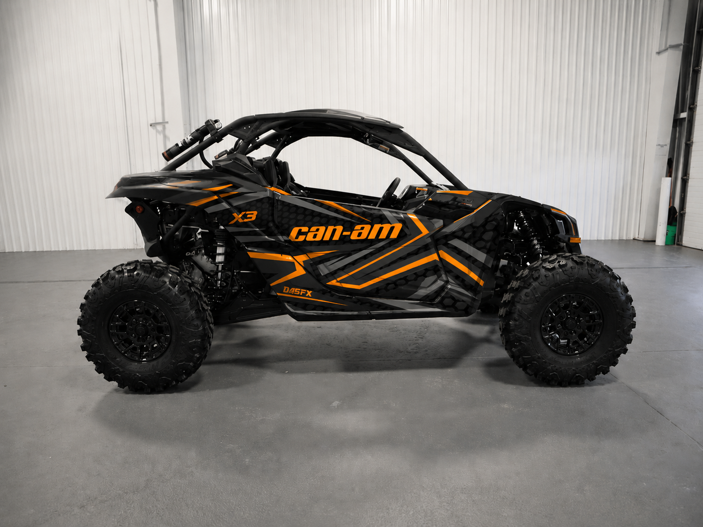 2017-2024 Can Am X3 Maverick  Turbo RR DS Graphics Kit  Pro Edition D59-2 Orange