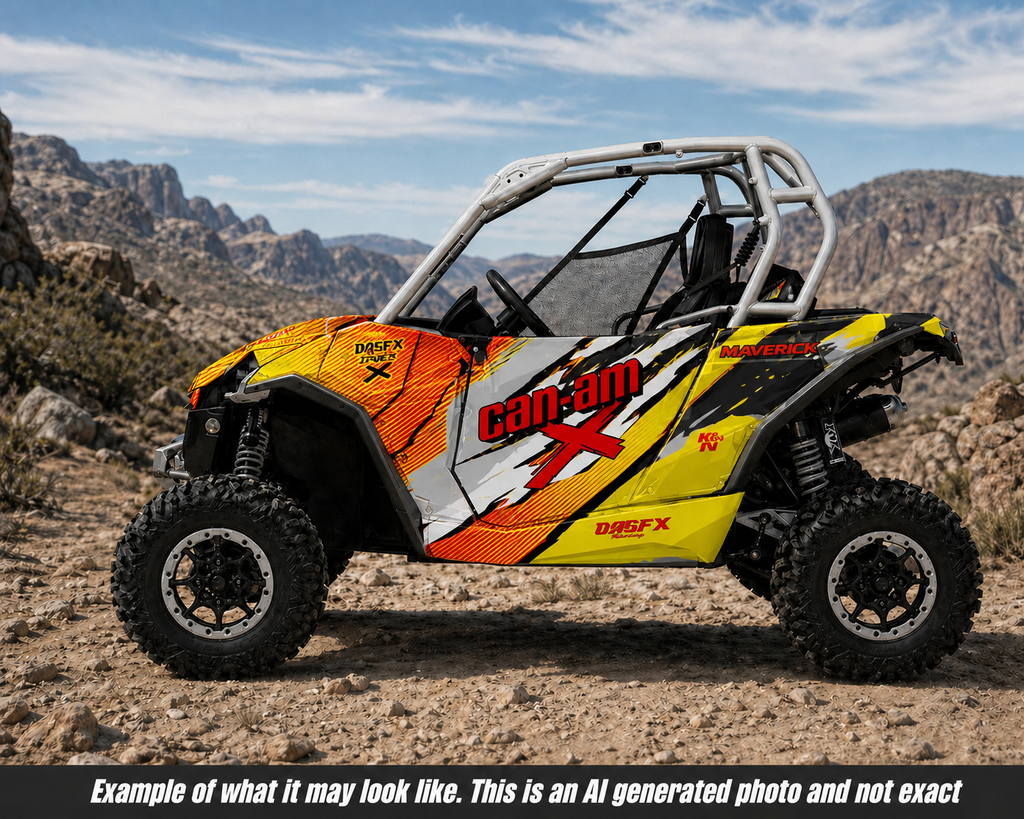 2013-2016 Can Am Maverick 1000 R  OAGFX Racing Graphics Kit  D53-3 Wild