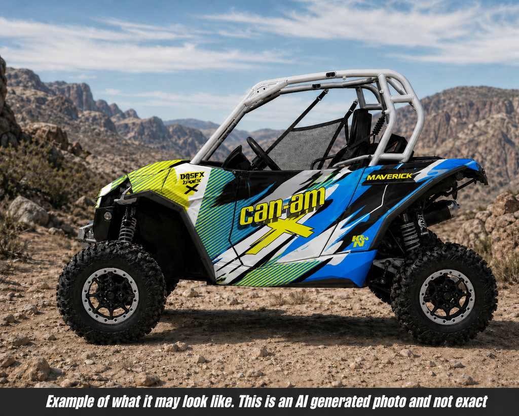 2013-2016 Can Am Maverick 1000 R  OAGFX Racing Graphics Kit  D53-2 Wild