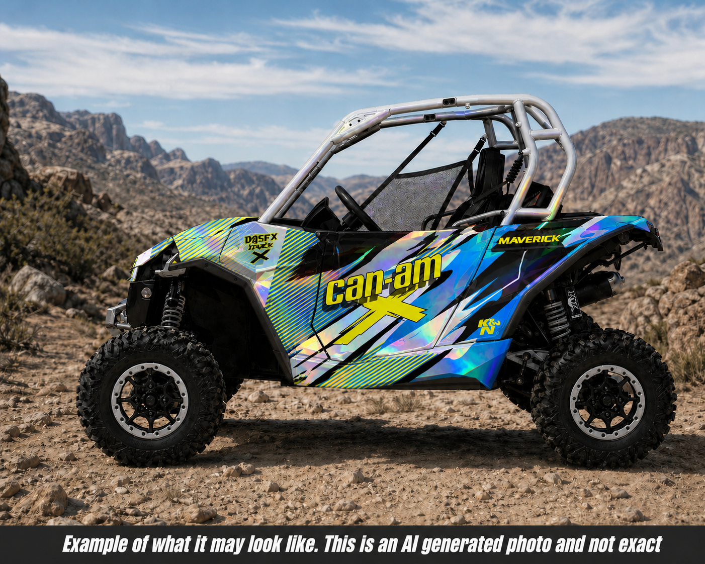 2013-2016 Can Am Maverick 1000 R  OAGFX Racing Graphics Kit  D53-2 Wild