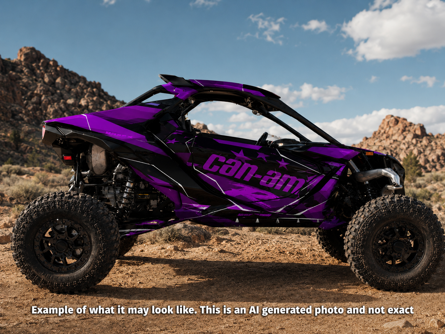 2024-2025 Can Am Maverick R RS Graphics Kit  Pro Edition D69-5 USA Flag