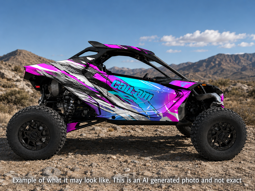 2024-2025 Can Am Maverick R RS Graphics Kit  Pro Edition D53-1 Wild OAGFX Racing