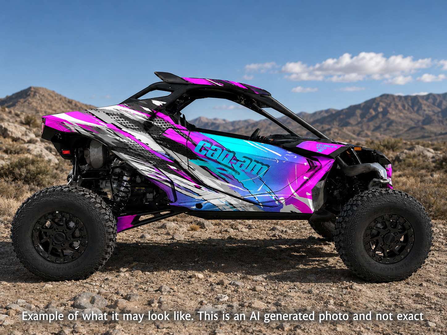 2024-2025 Can Am Maverick R RS Graphics Kit  Pro Edition D53-1 Wild OAGFX Racing