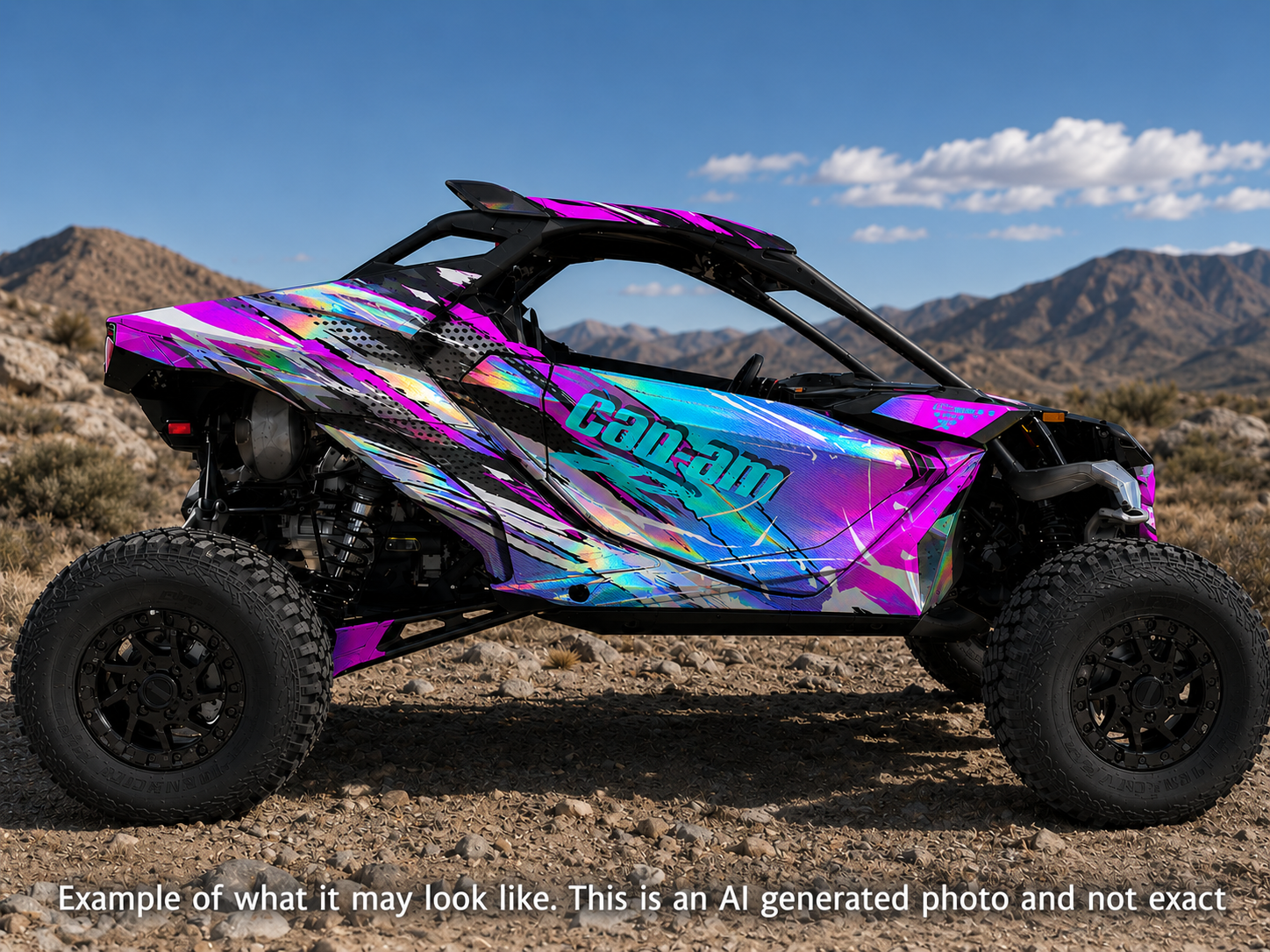 2024-2025 Can Am Maverick R RS Graphics Kit  Pro Edition D53-1 Wild OAGFX Racing