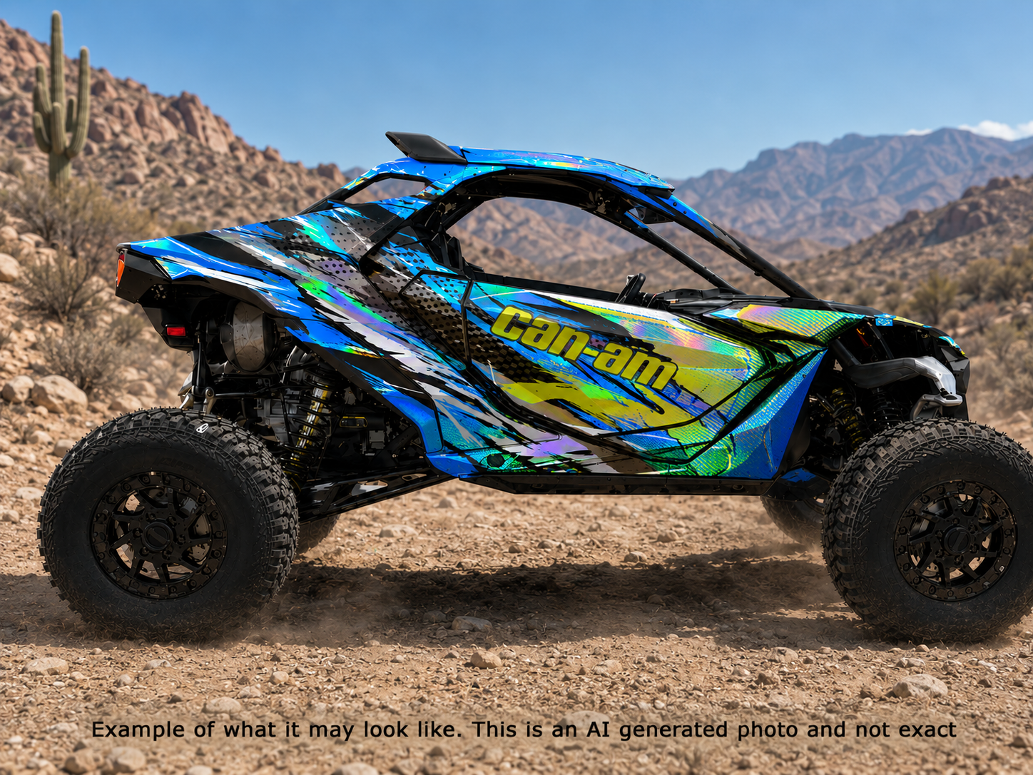 2024-2025 Can Am Maverick R RS Graphics Kit  Pro Edition D53-2 Wild OAGFX Racing