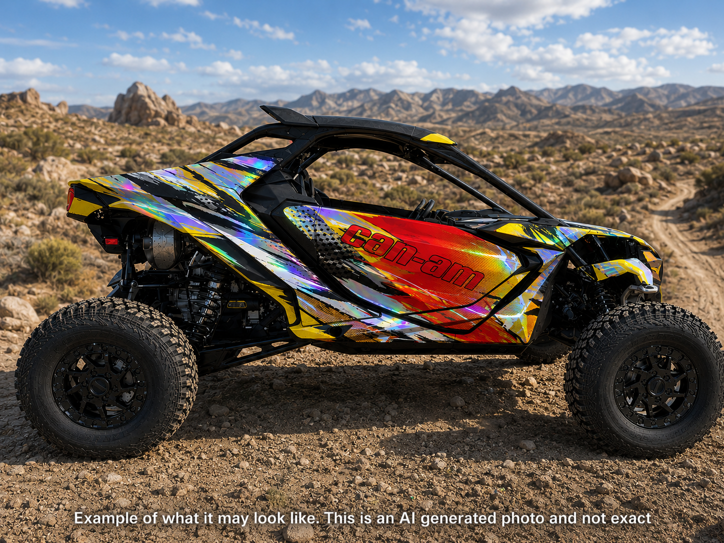 2024-2025 Can Am Maverick R RS Graphics Kit  Pro Edition D53-3 Wild OAGFX Racing