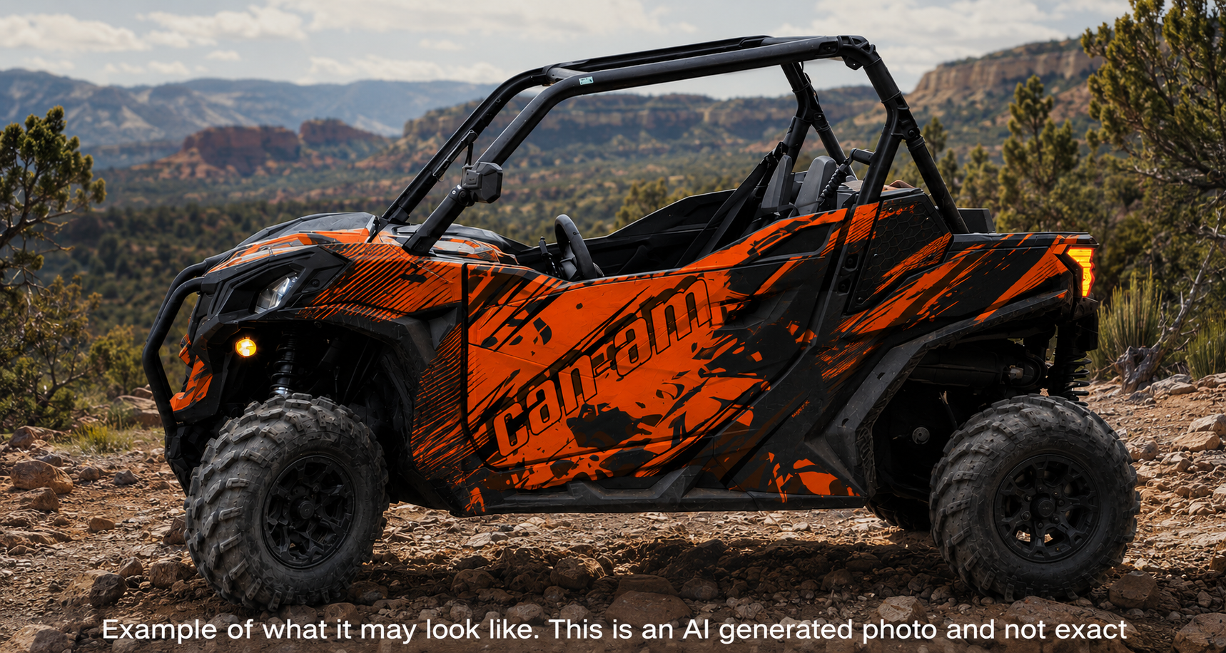 2016-2023 Can Am Maverick Trail 1000 Graphics Kit   D79-3 OAGFX Racing