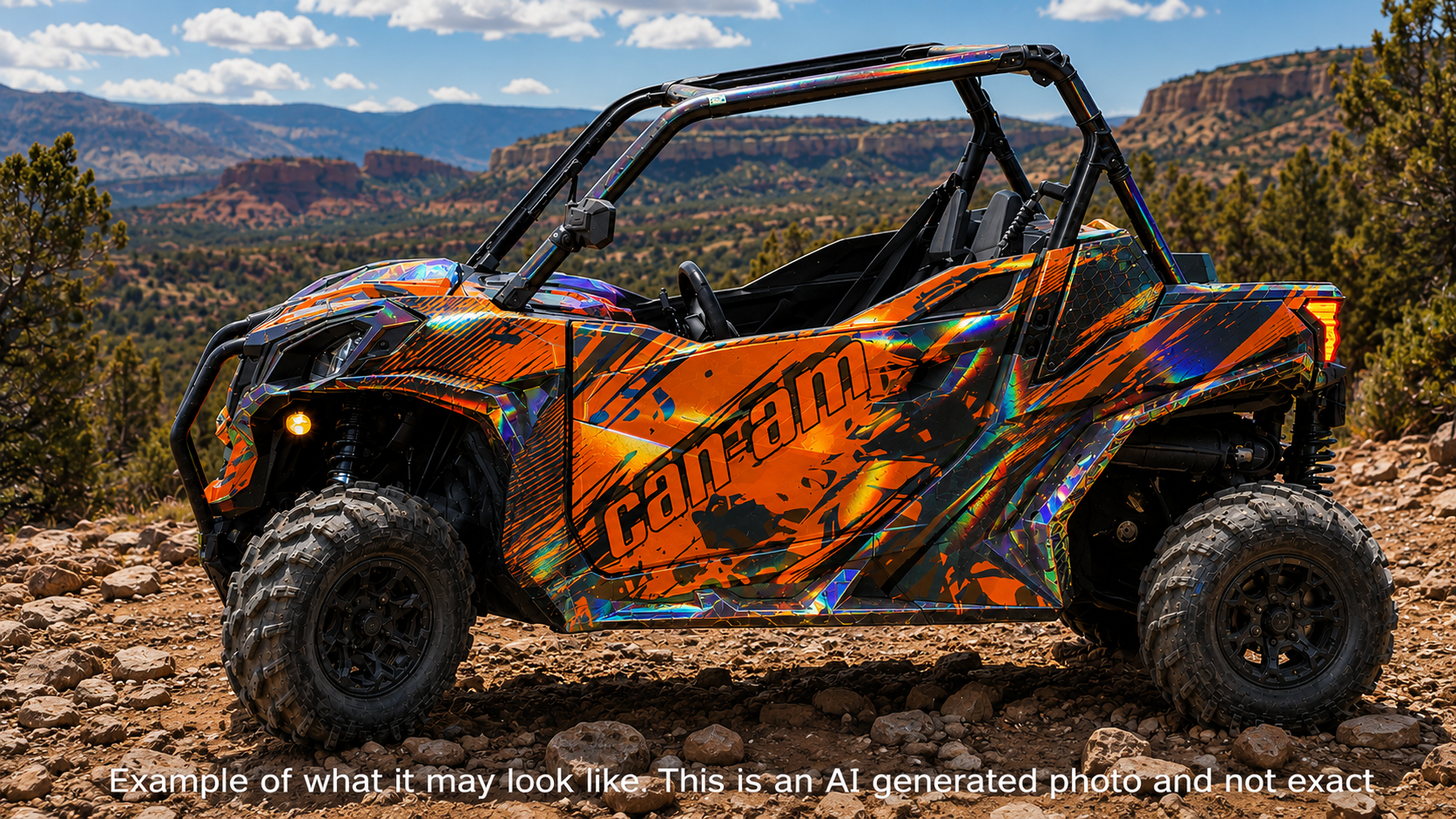 2016-2023 Can Am Maverick Trail 1000 Graphics Kit   D79-3 OAGFX Racing