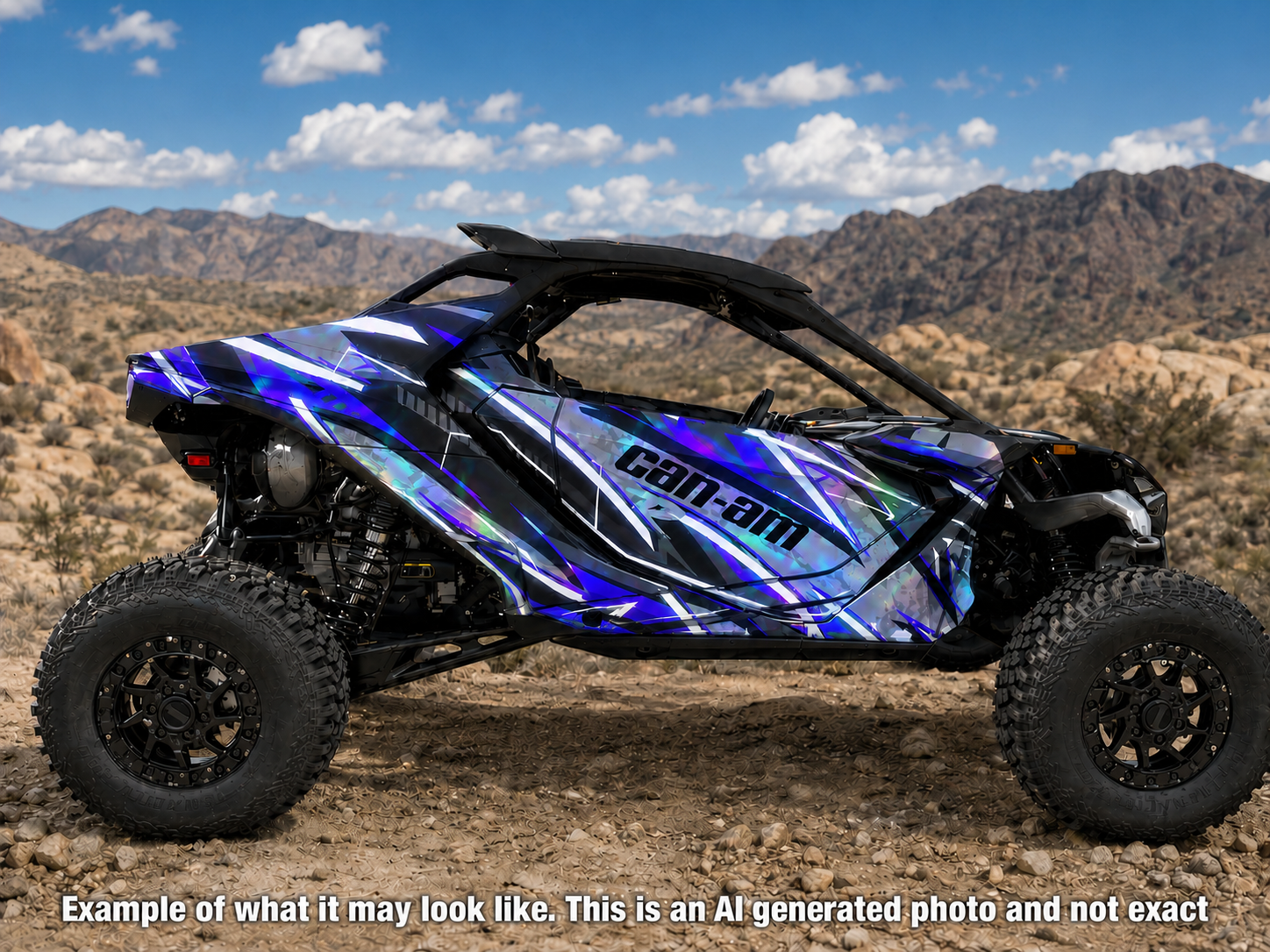 2024-2025 Can Am Maverick R RS Graphics Kit  D43-2 OAGFX Racing