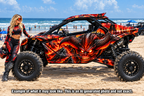 2024-2025 Can Am Maverick R RS Demon Graphics Kit  Pro Edition Hellfire Demon