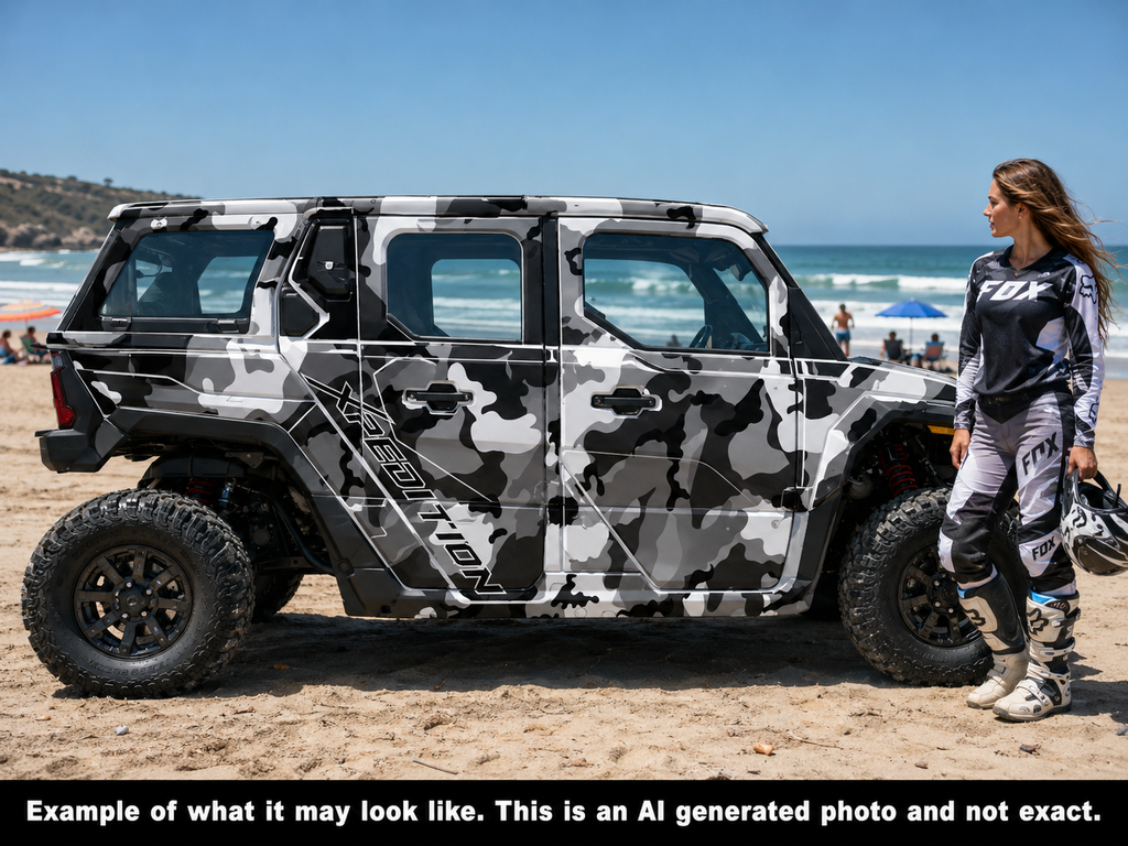 2024-2025 Polaris Xpedition ADV 4 Door Graphics D54-1 Light Camo
