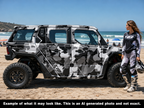 2024-2025 Polaris Xpedition ADV 4 Door Graphics D54-1 Light Camo