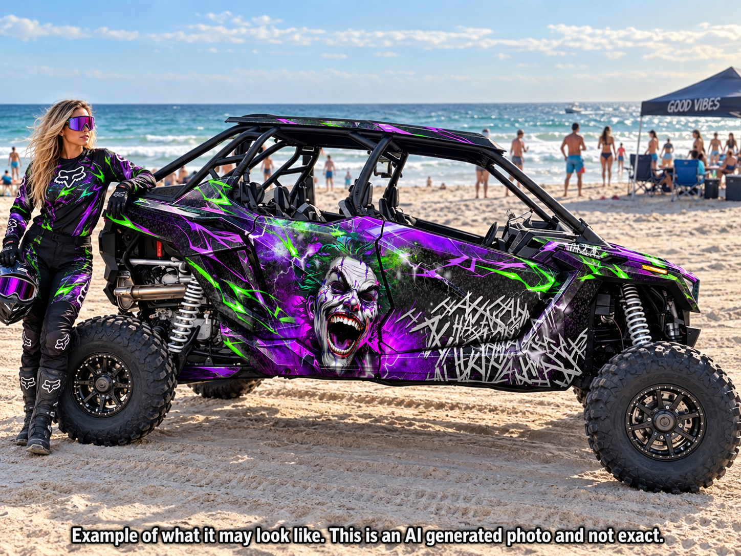 2020 - 2024 Polaris RZR Pro XP 4 Joker Graphics Kit DJK Joker