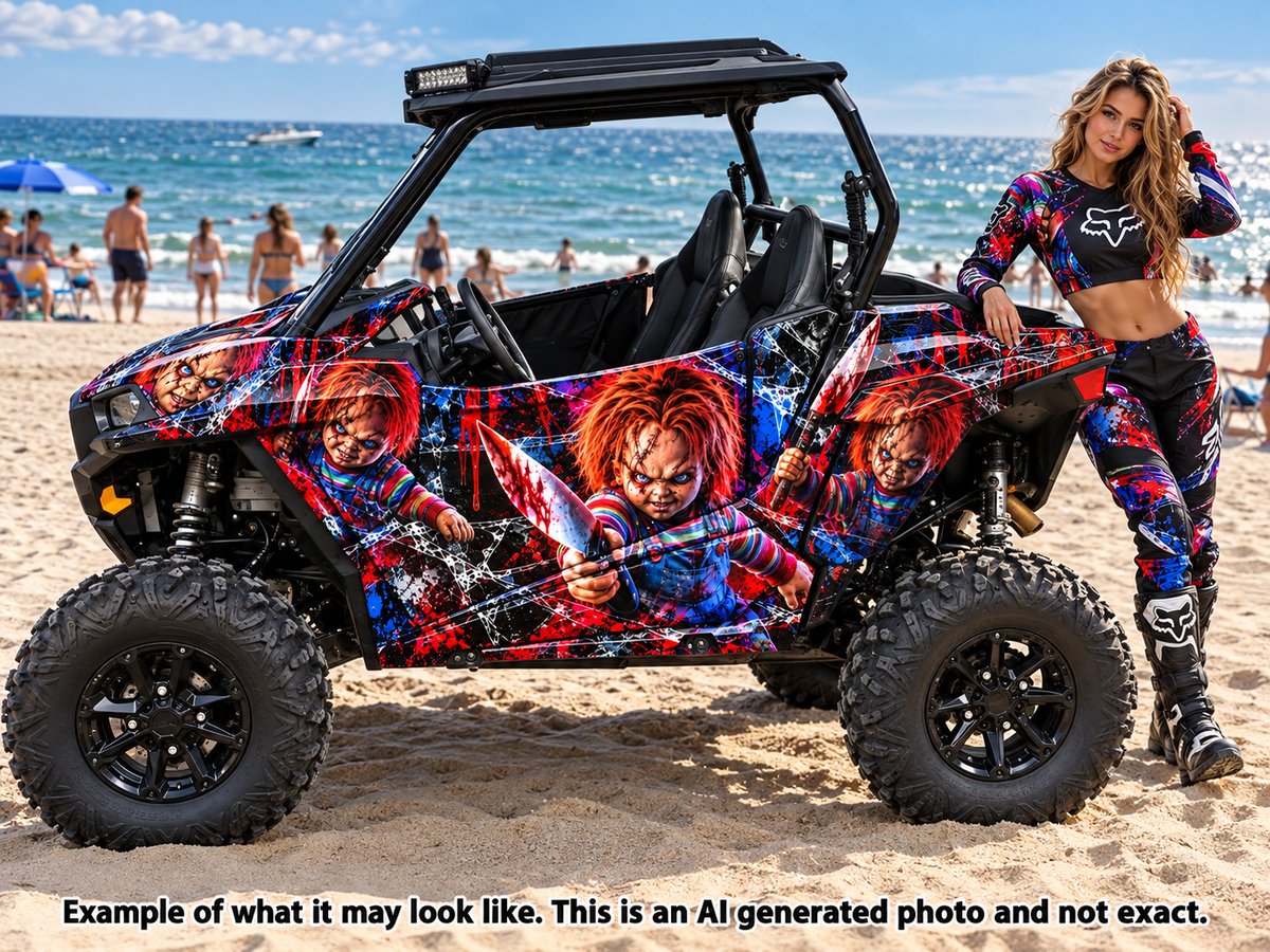 2014 + Polaris RZR 900 "Chucky" Graphics Kit