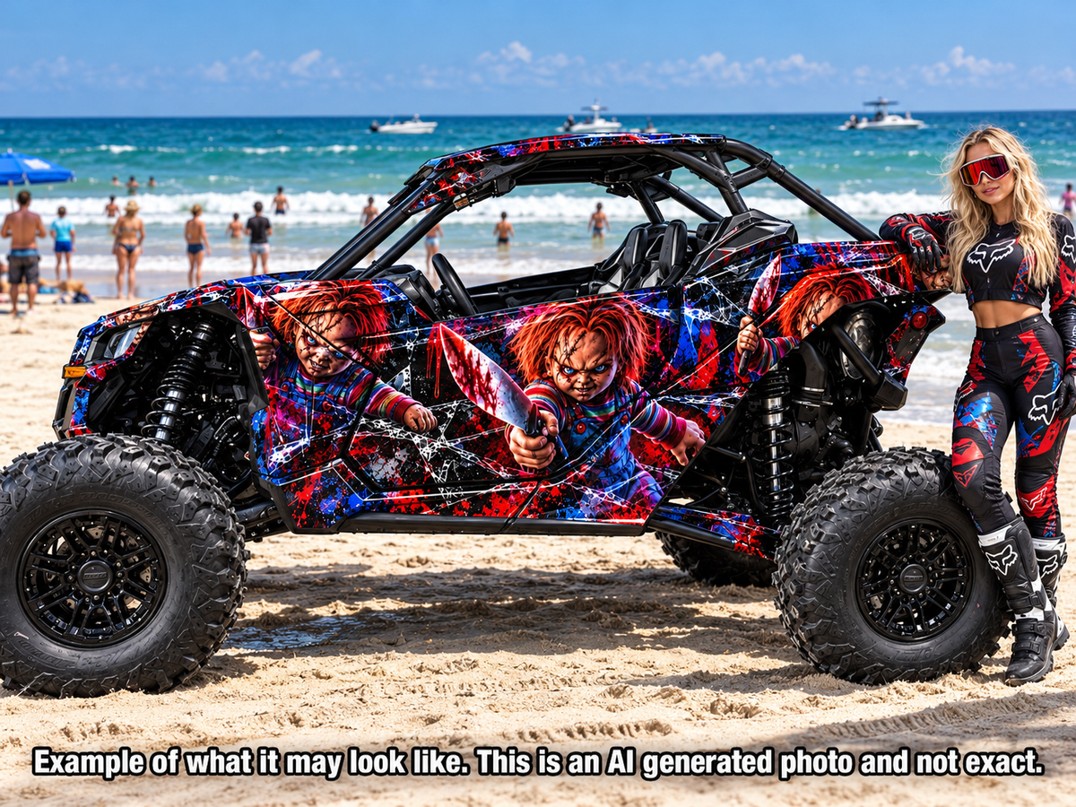 2017 - 2024 Can Am X3 RR DS Maverick "Chucky" Graphics Kit