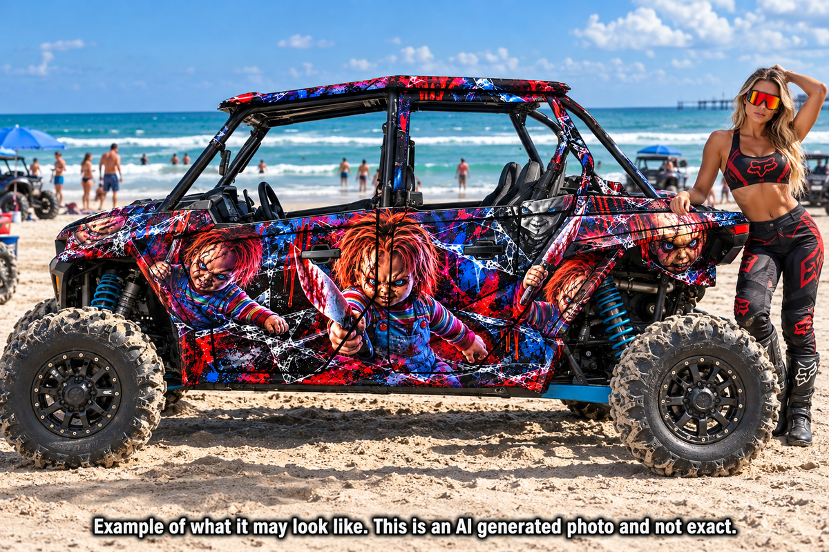 2020 - 2023 Polaris RZR  XP 1000 4 Door Graphics Kit "Chucky"
