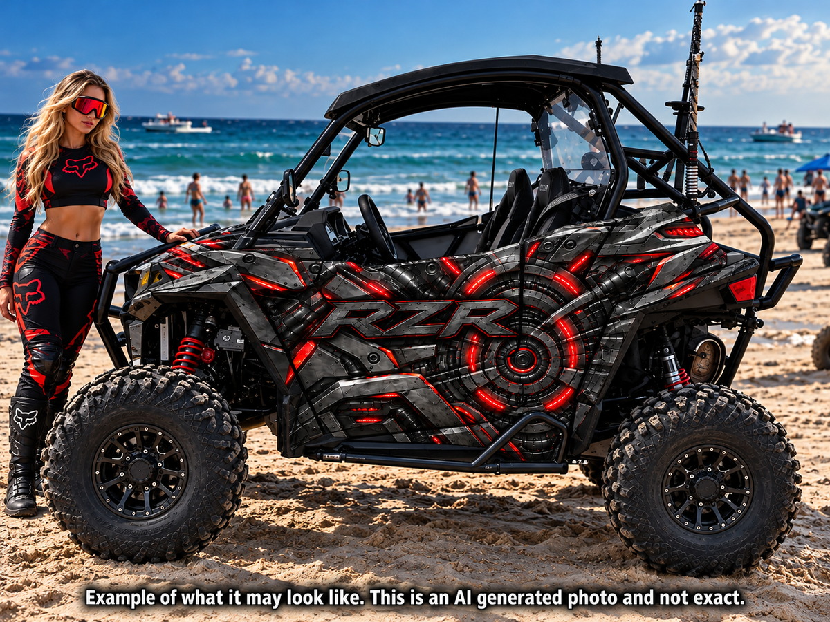 Polaris RZR Trail S Cyber Series Graphics Kit