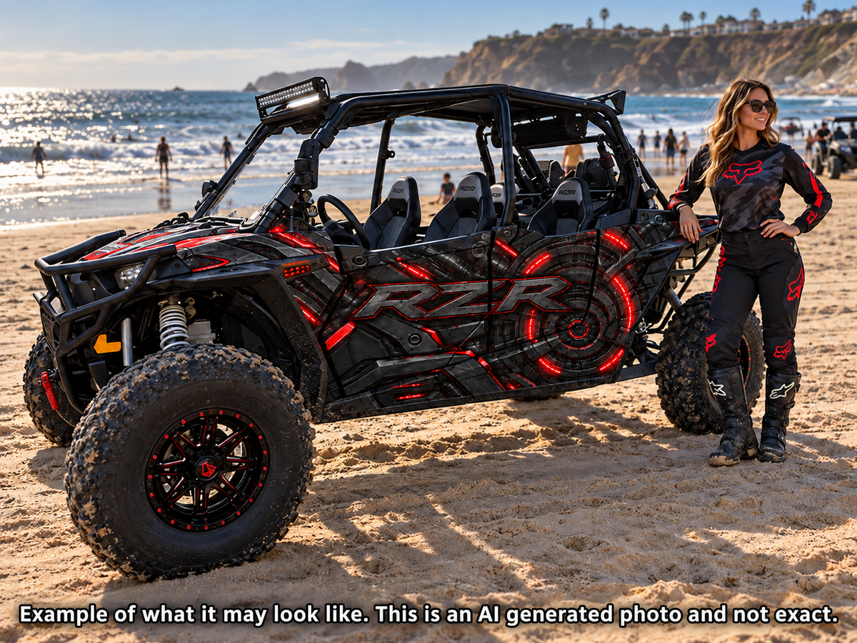 2014 - 2018 Polaris RZR XP 4 Metal Series Graphics Kit
