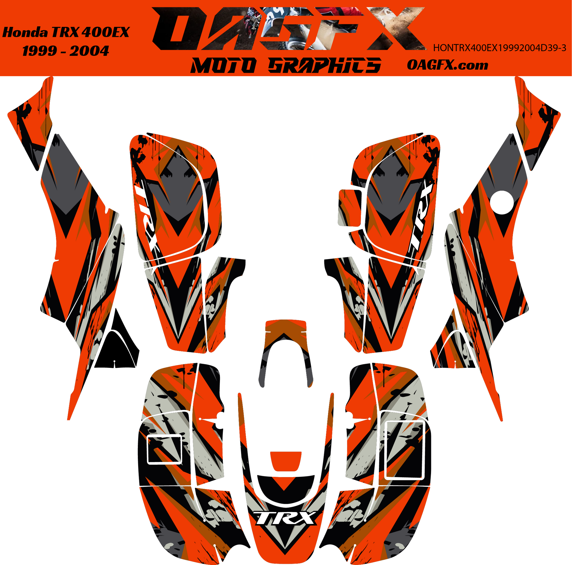 Graphics Kit for 1999 to 2004 Honda TRX 400EX