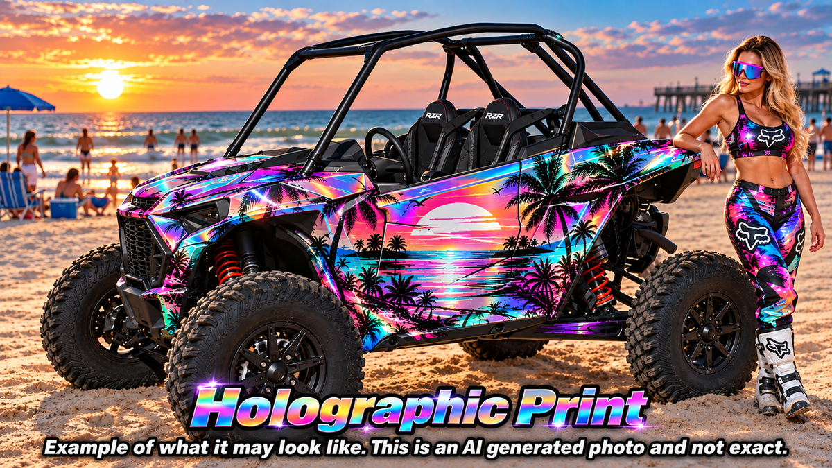 2019 - 2022 Polaris RZR XP 1000 Turbo S Miami Beach Graphics Kit