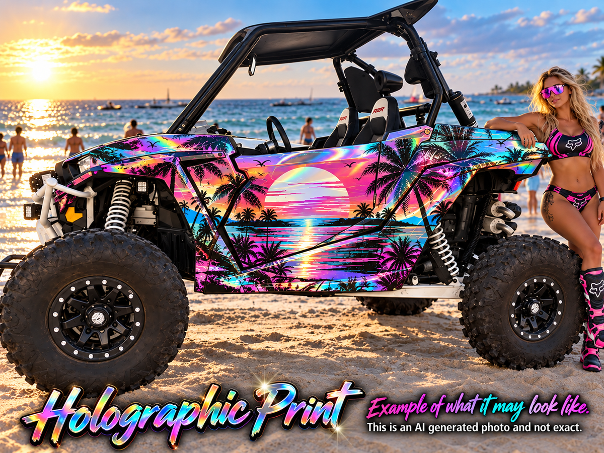2014 - 2018 Polaris RZR XP 1000 Miami Beach Graphics Kit