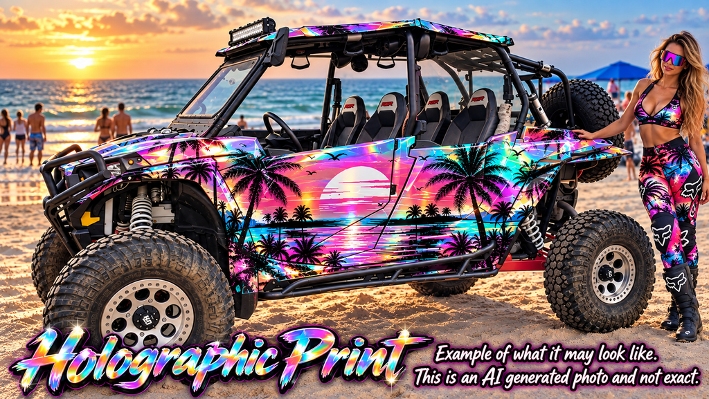 2014 - 2018 Polaris RZR XP 4 Miami Beach Graphics Kit