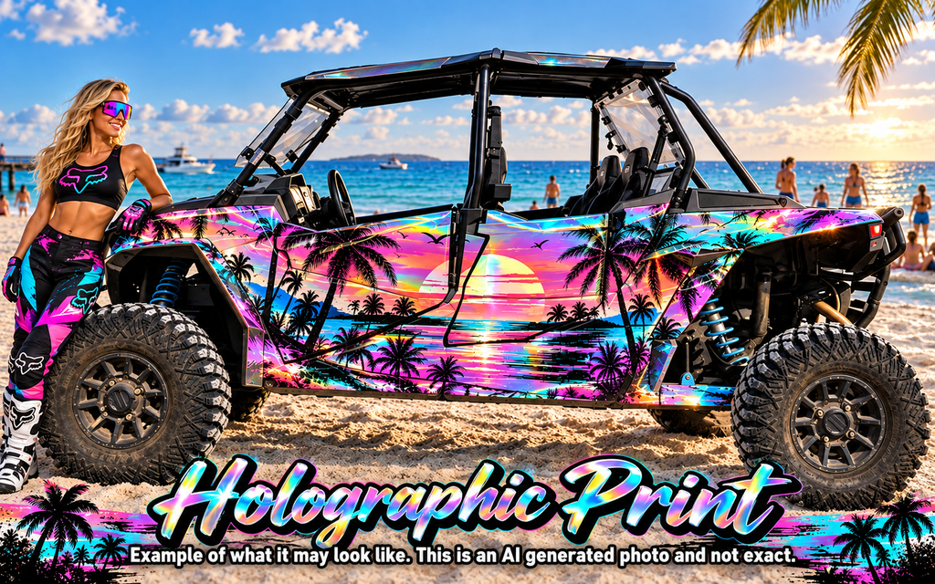 2020 - 2023 Polaris RZR  XP 1000 4 Door Graphics Kit Miami Beach