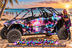 2020 - 2024 Polaris RZR Pro XP 4 Graphics Kit Miami Beach