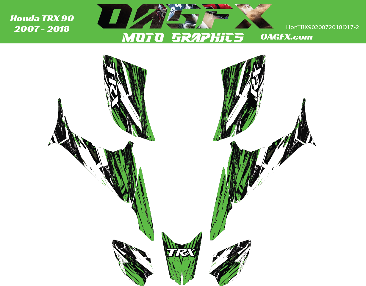 Graphics Kits for 2007 to 2018 Honda TRX 90