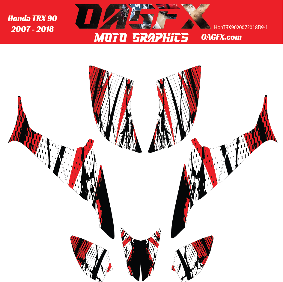 Graphics Kits for 2007 to 2018 Honda TRX 90