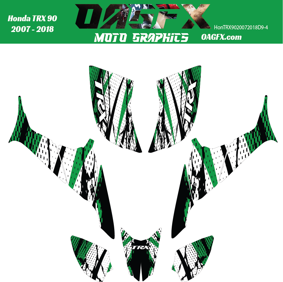 Graphics Kits for 2007 to 2018 Honda TRX 90