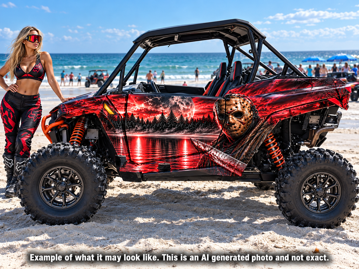 2024-2025 Polaris RZR XP 1000 Jason Voorhees Graphics Kit "Jason"
