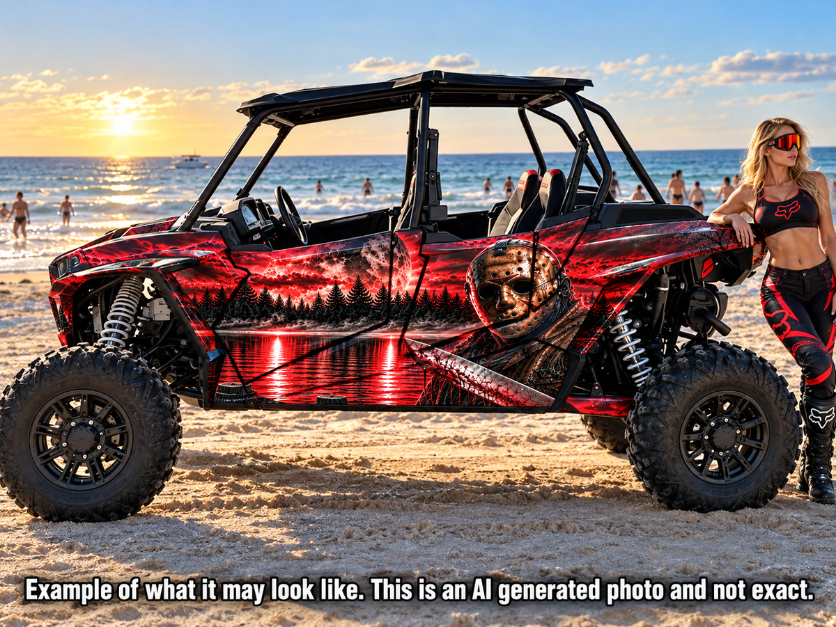2020 - 2023 Polaris RZR  XP 1000 4 Door Jason Voorhees Graphics Kit "Jason"