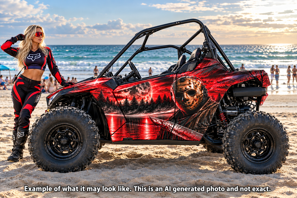 2021-2025 Polaris RZR 200 EFI UTV Jason Voorhees Graphics Kit "Jason"