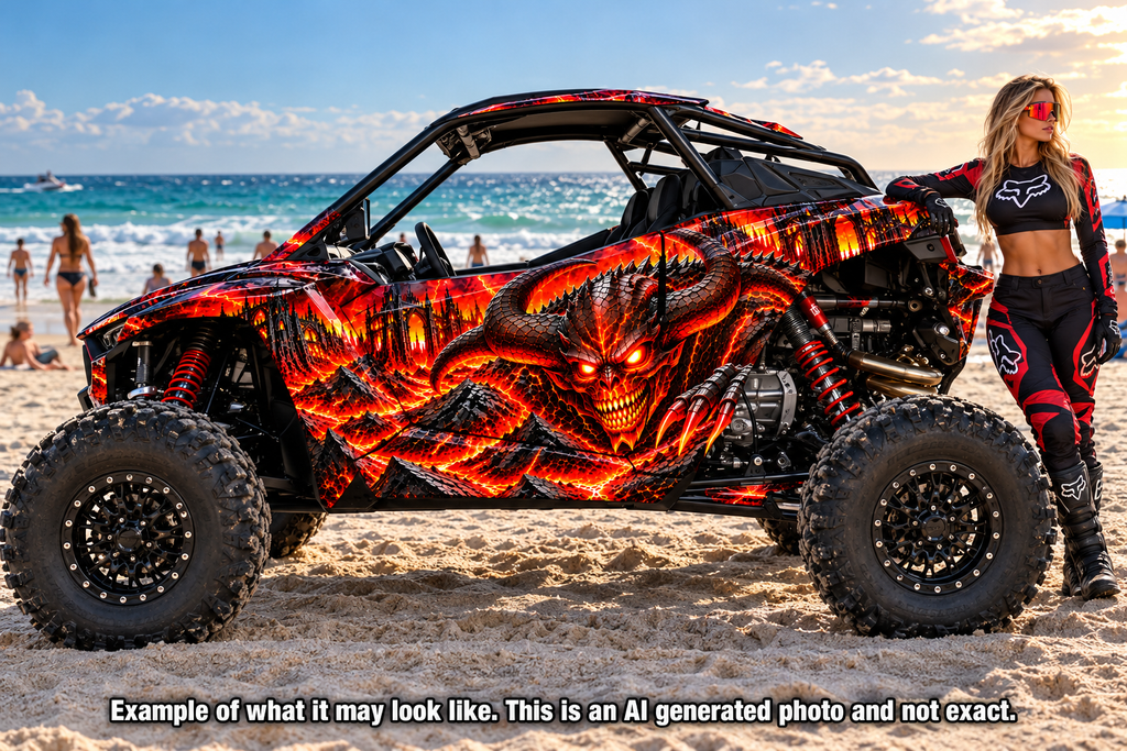 2025-2026 Polaris RZR Pro XP/Pro R/ Pro S Demon/Devil Graphics Kit Demon