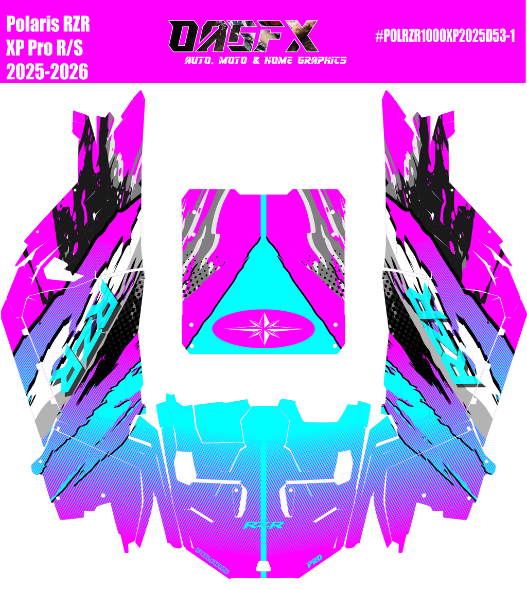 2025-2026 Polaris RZR Pro XP/Pro R/ Pro S  Graphics Kit D53-1 Wild
