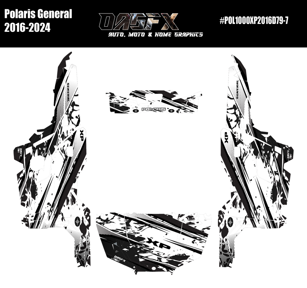 2020-2025 Polaris General XP 1000 Graphics Kit D79-7