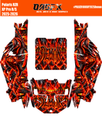 2025-2026 Polaris RZR Pro XP/Pro R/ Pro S Demon/Devil Graphics Kit Demon