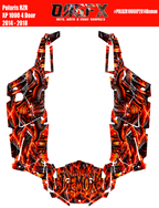 2014 - 2018 Polaris RZR XP 4 Demon/Devil Graphics Kit Demon
