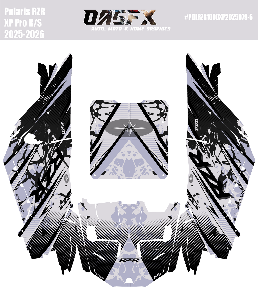 2025-2026 Polaris RZR Pro XP/Pro R/ Pro S Graphics Kit D79-6