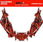 2020 - 2024 Polaris RZR Pro XP 4 Demon/Devil Graphics Kit Demon