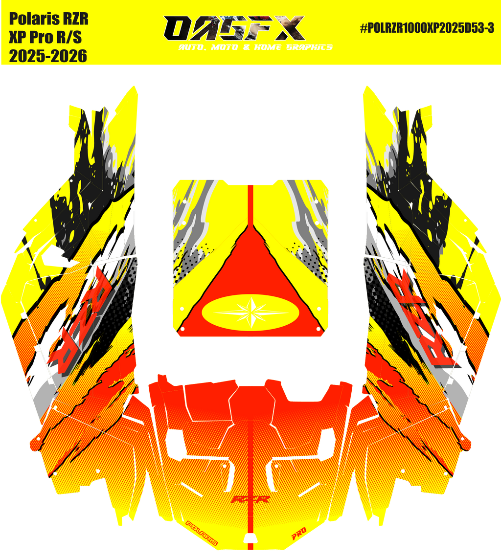 2025-2026 Polaris RZR Pro XP/Pro R/ Pro S  Graphics Kit D53-3 Wild