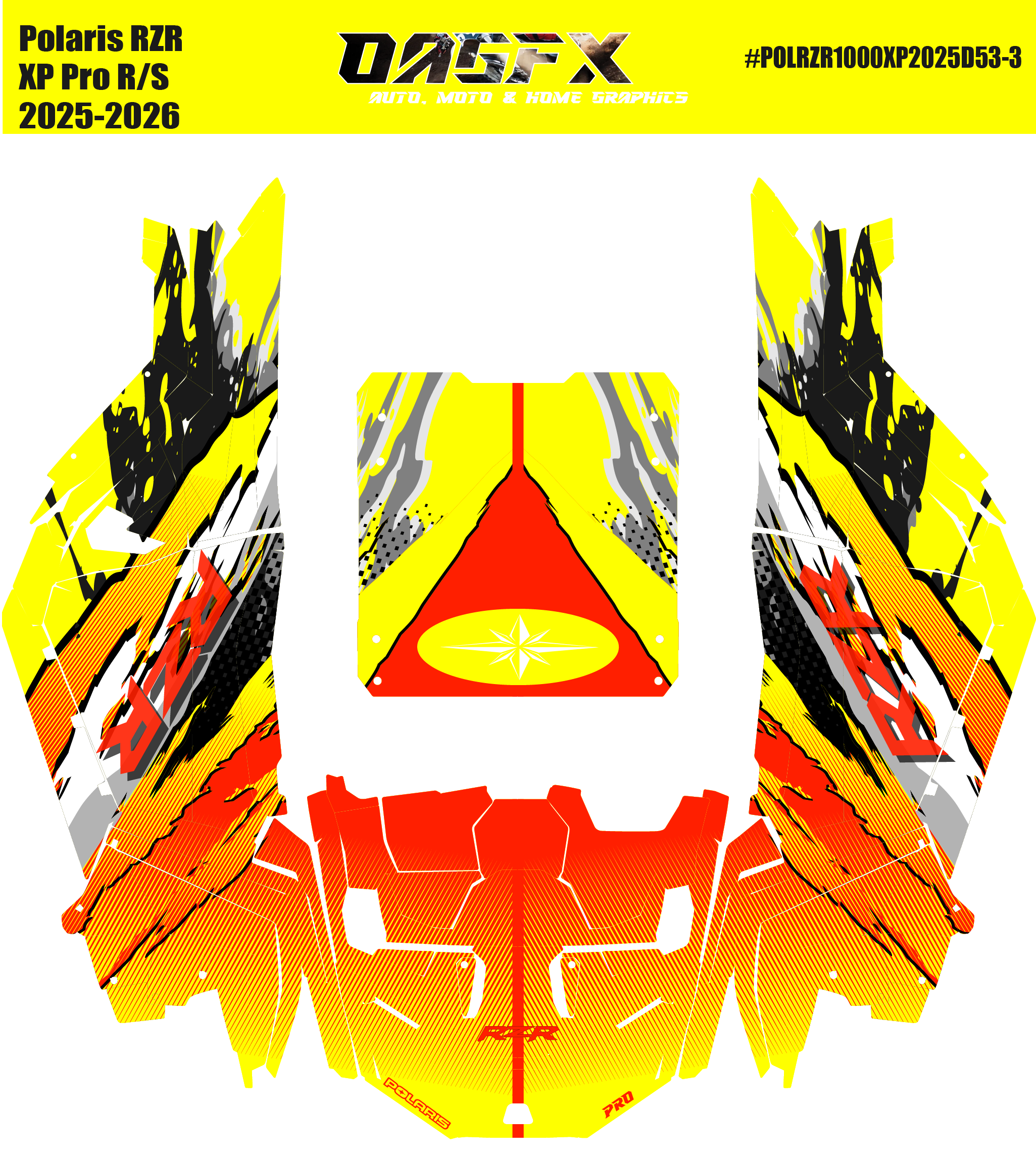 2025-2026 Polaris RZR Pro XP/Pro R/ Pro S  Graphics Kit D53-3 Wild